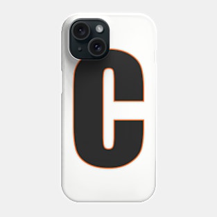 Bold in Black: C's Defining edge Phone Case