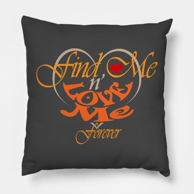 Love N Happy with Me Pillow by TedyBoyBonsai