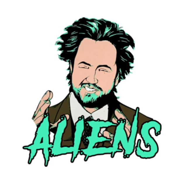 Giorgio Tsoukalos Aliens by BanyakMau