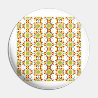 Geometric Lines Native Pattern Pin