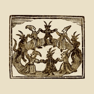 Witches dancing with devils T-Shirt