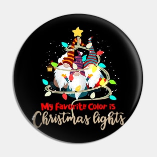 my favorite color is christmas lights Pin