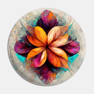 Flower Art Illustration Abstract Pattern Floral roses Pin