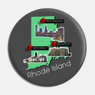 Rhode Island Map Pin