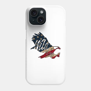 wild and free bald eagle Phone Case