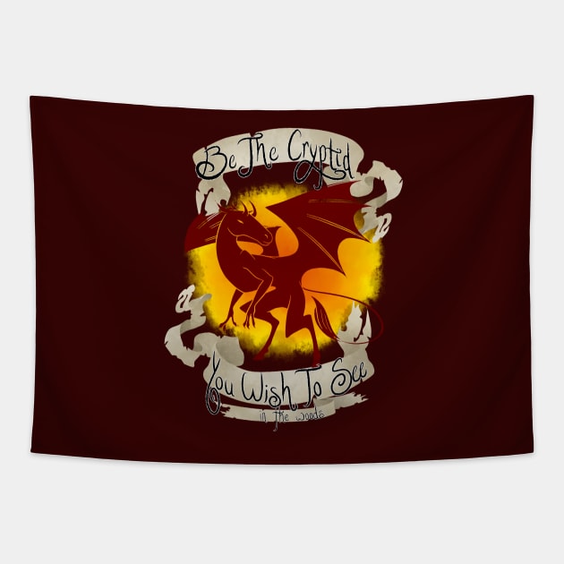 Inspirational Jersey Devil Tapestry by bonescaro