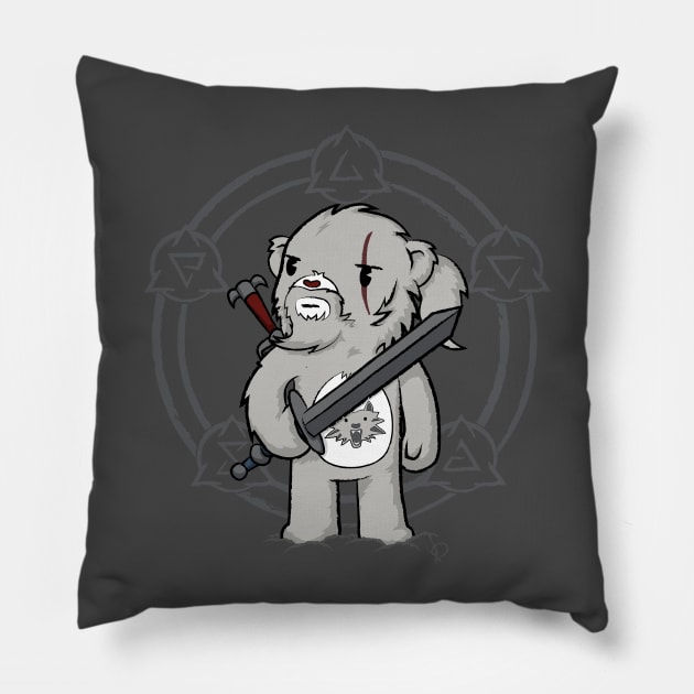 Bearalt of Rivia Pillow by pepemaracas