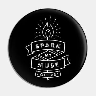 Match stick logo [Spark My Muse] Pin