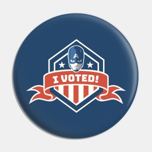 Cap Says I Voted Pin