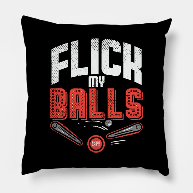 Flick My Balls Pillow by maxdax