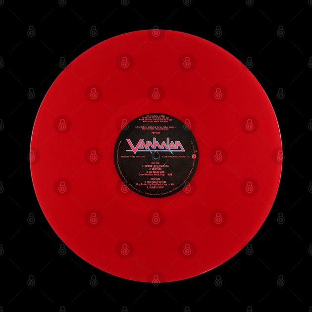 Van Halen - Original First Album Red Vinyl by RetroZest