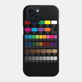 Basic Colour Test For DTG (CMYK to sRGB) Phone Case