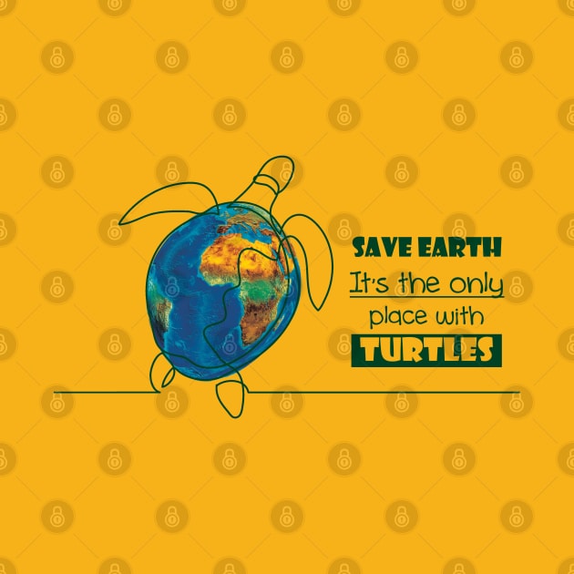 Save Earth, for the sake of TURTLES! by bamboonomads