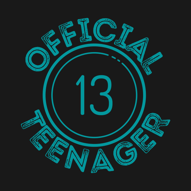 Discover 13 Official Teenager Distressed Font - 13 - T-Shirt