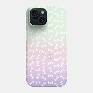 Pastel Goth candy skull pattern Phone Case