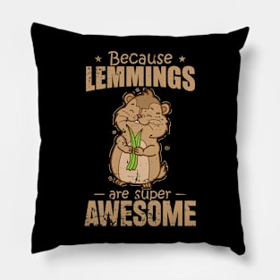 Because Lemmings are super awesome Rodent Pillow