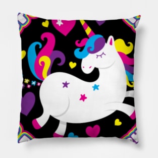 Just Spreading Love and Farting Sparkles  Unicorn Pillow