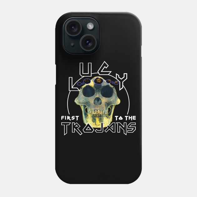 Lucy First to the Trojans Phone Case by photon_illustration