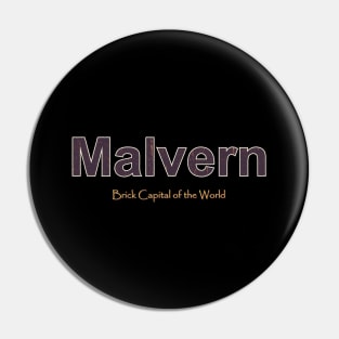 Malvern Grunge Text Pin