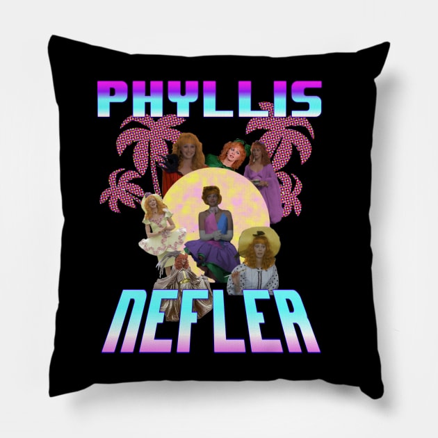 Phyllis Neffler Pillow by jeremiahm08