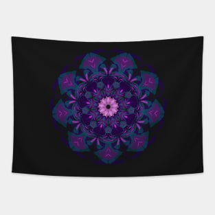 Purple & Turquoise Mandala Tapestry
