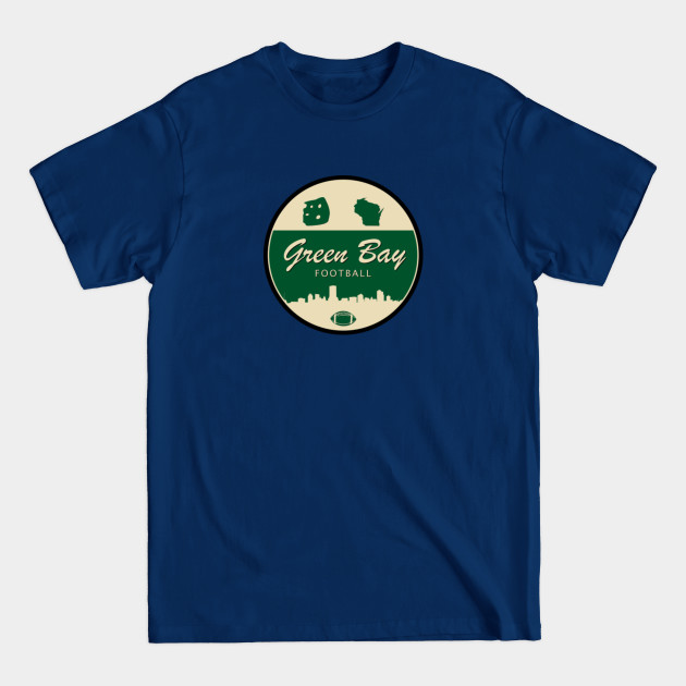 SCOBAR Green Bay Football Wisconsin Cheese T-Shirt Hand SCOBAR Green Bay Football Wisconsin Cheese T-Shirt Hand