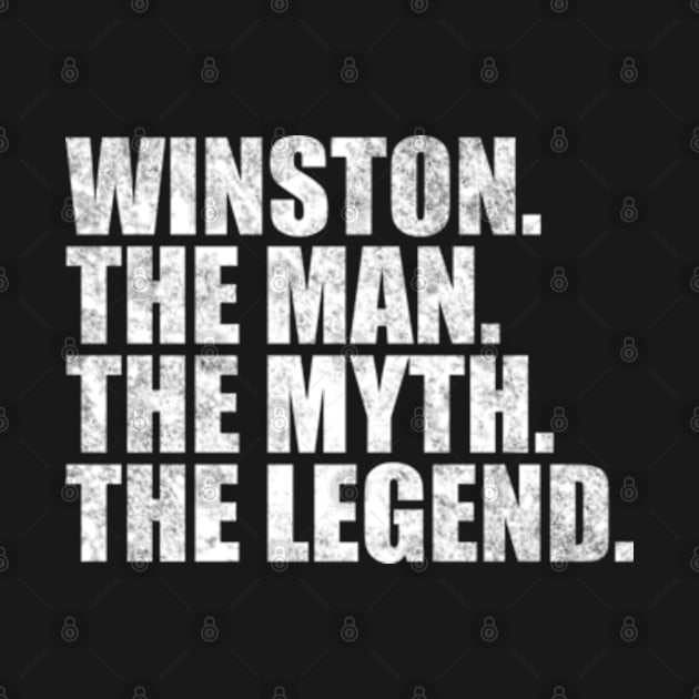 Winston Legend Winston Name Winston given name by TeeLogic