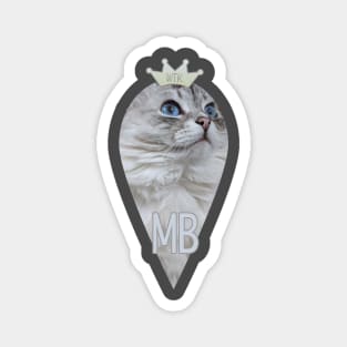 White Tiger King - Matzah Ball Magnet