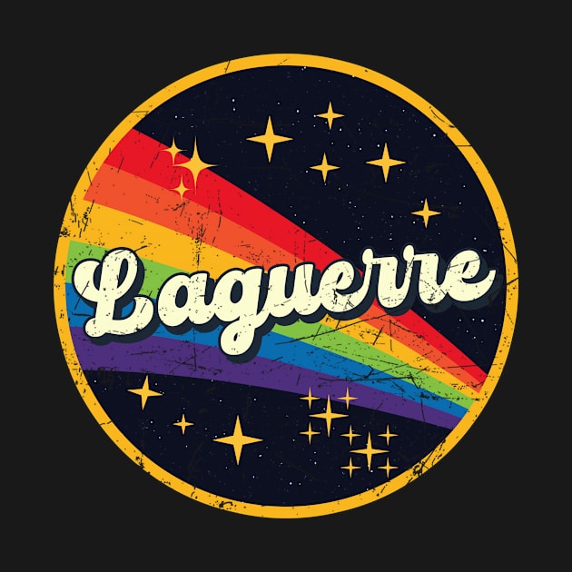 Laguerre // Rainbow In Space Vintage Grunge-Style by LMW Art