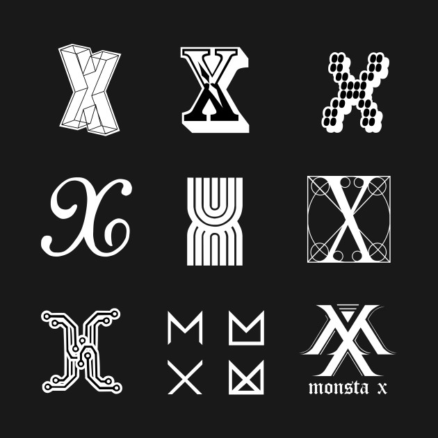Monsta X Member X Logo - Monsta X - T-Shirt | TeePublic