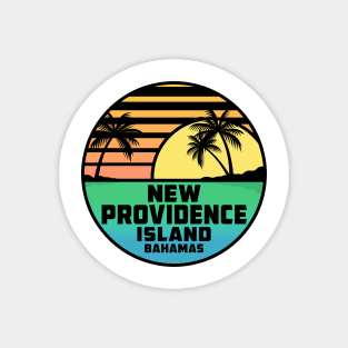 New Providence Island Bahamas Tropical Beach Surfing Scuba Surf  Vacation Magnet