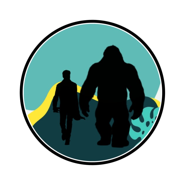 Pierce Brosnan and Bigfoot by Walters Mom