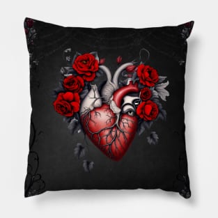 Wonderful gothic Victorian heart Pillow