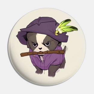 Angry Bard Pupper Pin