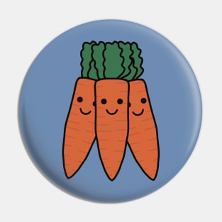 Cute Carrots - Kawaii Carrots Pin