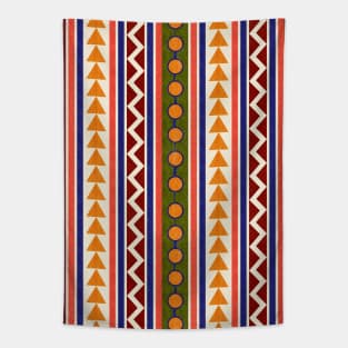 Background. Aztec Pattern Tapestry