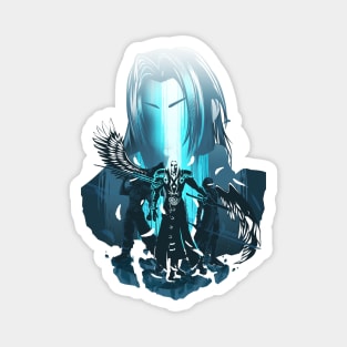 Man with the black cape sephiroth Magnet