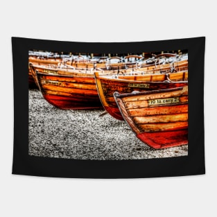 Derwentwater Wooden Rowing Boats Tapestry