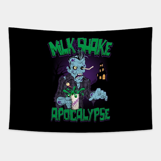 Milkshake Apocalypse Tapestry by BlackMorelli