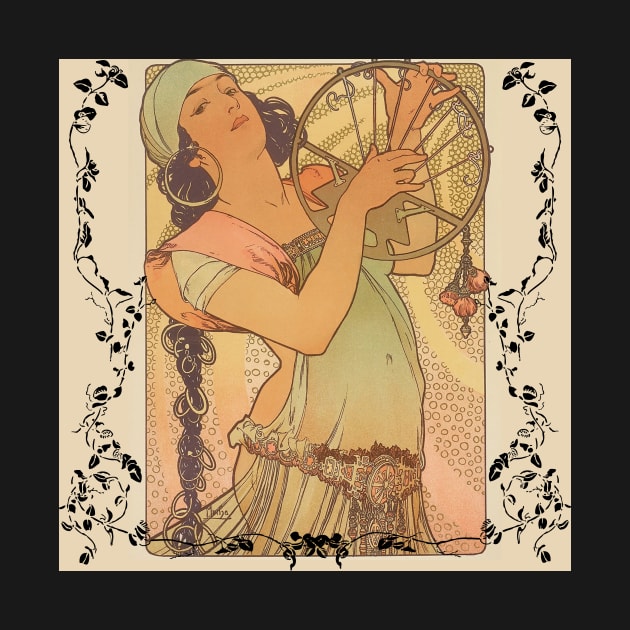 Salomé (1897) by Alphonse Mucha. by Rosettemusicandguitar