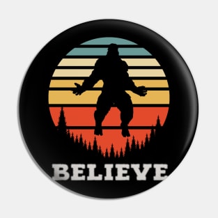 Retro Bigfoot Hide & Seek World Champion Pin