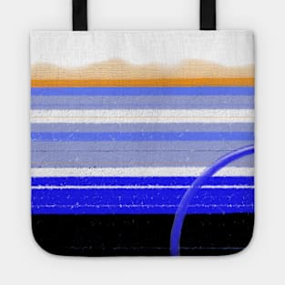 Abstract landscape digital painting Tote