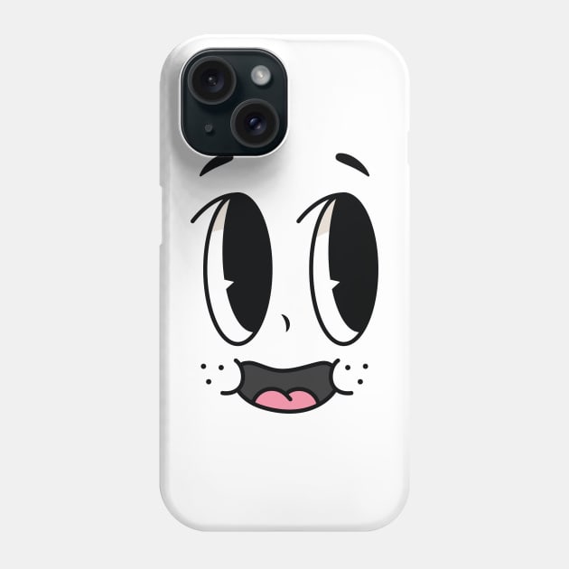 cute cartoon face Phone Case by ghazistore