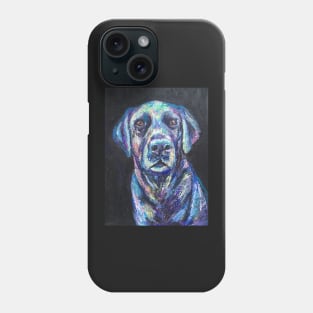 Colourful Black Labrador Phone Case