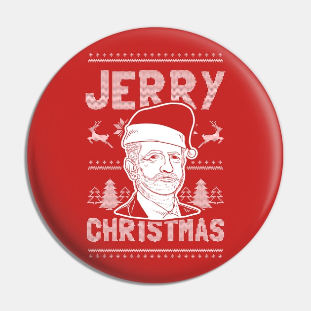 Jerry Christmas Pin by dumbshirts