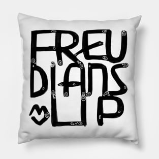 Freud, Pun, Freudians Lip, Freudian Slip Pillow