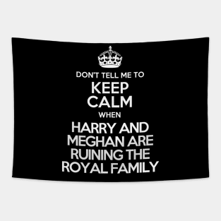 Funny Prince Harry and Meghan Markle Royal Family Shirt| Megxit T-Shirt Tapestry