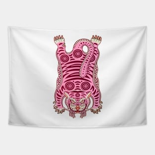 King Of The Jungle 02: Pink Tiger Edition Tapestry