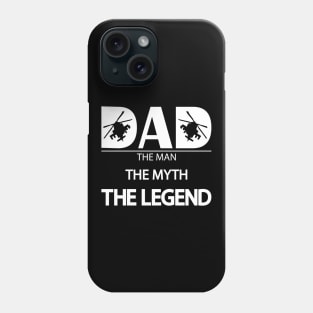 Gun Pilot - Dad, The Man, The Myth, The Legend Phone Case