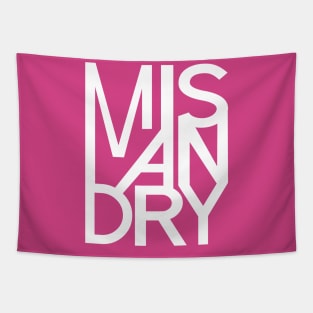 Feminist Misandry Typographic Tapestry